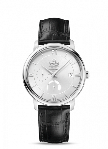 De Ville Prestige Co-Axial 39.5 Power Reserve Stainless Steel / Silver