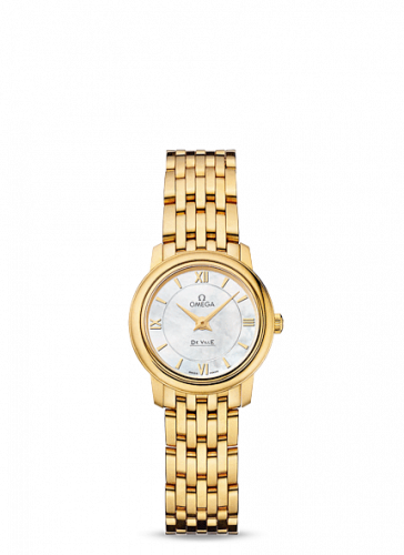 De Ville Prestige Quartz 24.4 Yellow Gold / MOP / Bracelet