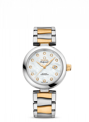 LadyMatic Co-Axial 34 Stainless Steel / Yellow Gold / MOP / Bracelet