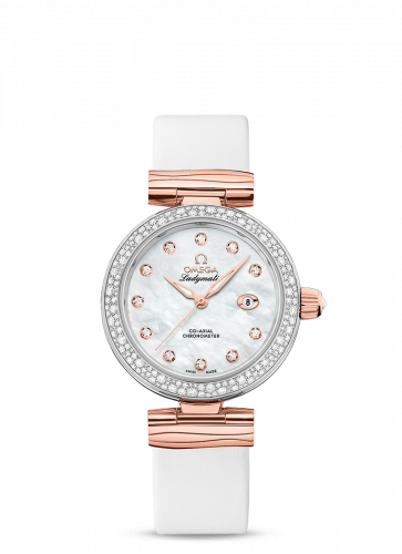 LadyMatic Co-Axial 34 Stainless Steel / Sedna Gold / Diamond / MOP