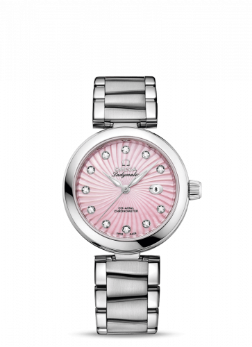 LadyMatic Co-Axial 34 Stainless Steel / Pink MOP / Bracelet