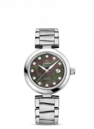 LadyMatic Co-Axial 34 Stainless Steel / Brown MOP / Bracelet