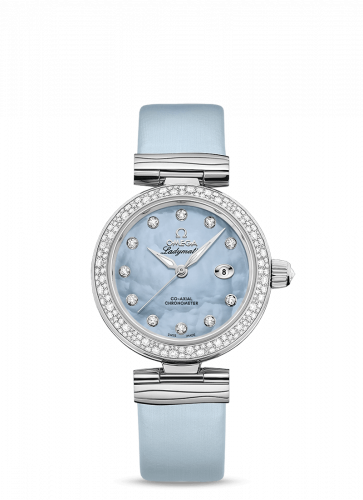 LadyMatic Co-Axial 34 Stainless Steel / Diamond / Blue MOP