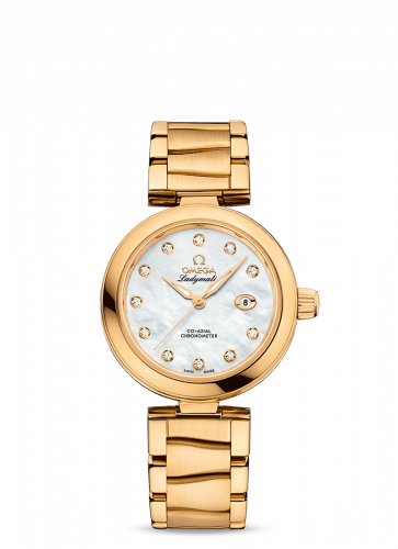 LadyMatic Co-Axial 34 Yellow Gold / MOP / Bracelet