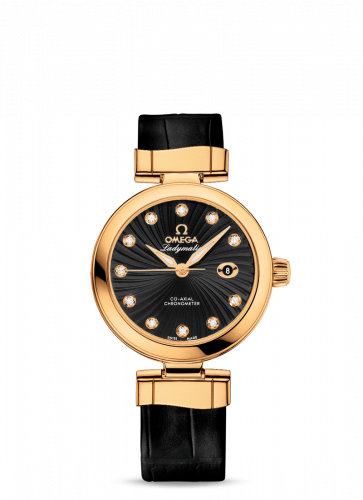LadyMatic Co-Axial 34 Yellow Gold / Black