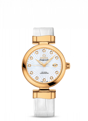 LadyMatic Co-Axial 34 Yellow Gold / MOP
