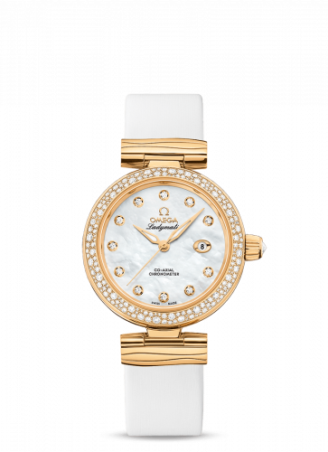 LadyMatic Co-Axial 34 Yellow Gold / Diamond / MOP