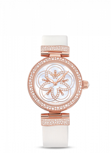 LadyMatic Co-Axial 34 Sedna Gold / Diamond / Flower MOP