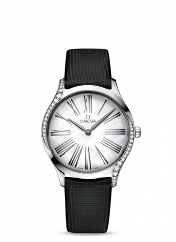 De Ville Trésor 36 Stainless Steel / MOP Roman / Fabric