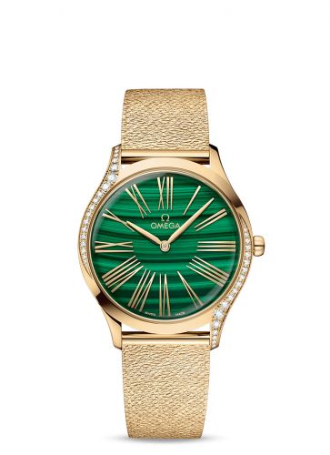 De Ville Trésor 36 Moonshine Gold / Malachite / Bracelet