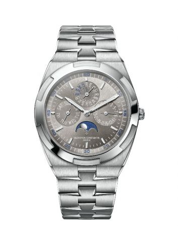 Overseas Ultra-Thin Perpetual Calendar White Gold / Grey / Bracelet