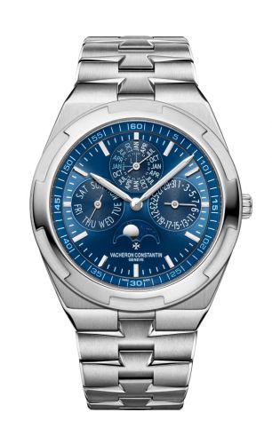 Overseas Ultra-Thin Perpetual Calendar White Gold / Grey / Bracelet