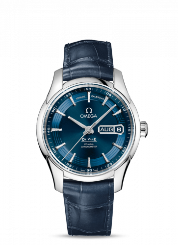 De Ville Hour Vision Co-Axial Annual Calendar Stainless Steel / Blue / Orbis