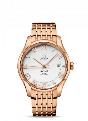 De Ville Co-Axial 41 Red Gold / Silver Diamond / Bracelet