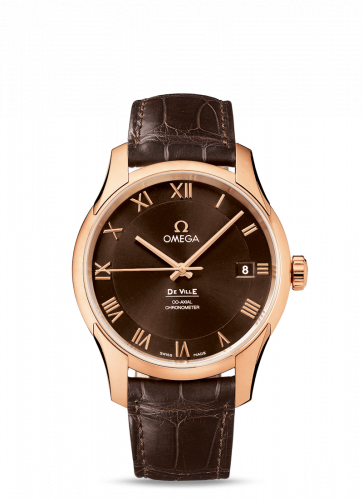 De Ville Co-Axial 41 Red Gold / Brown