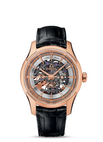 De Ville Hour Vision Skeleton Red Gold