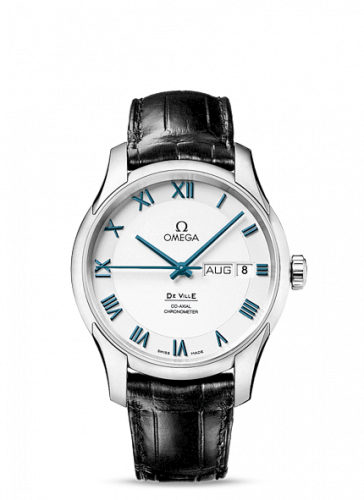 De Ville Co-Axial Annual Calendar Platinum / White