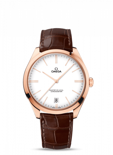 De Ville Trésor Master Co-Axial Sedna Gold / White Enamel