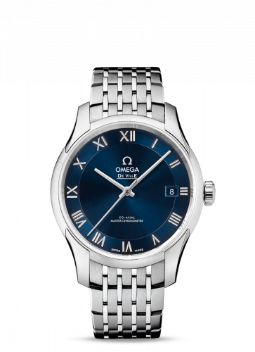 De Ville Hour Vision Master Chronometer Stainless Steel / Blue / Bracelet