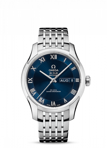 De Ville Hour Vision Master Chronometer Annual Calendar Stainless Steel / Blue / Bracelet
