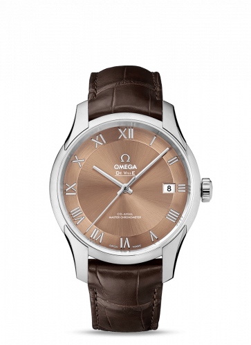 De Ville Hour Vision Master Chronometer Stainless Steel / Brown