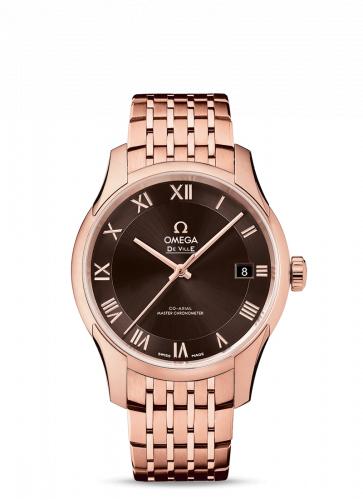 De Ville Hour Vision Master Chronometer Sedna Gold / Brown / Bracelet
