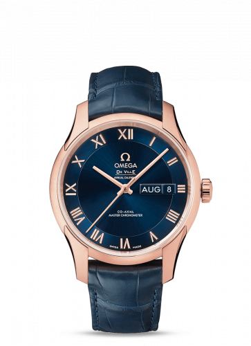 De Ville Hour Vision Master Chronometer Annual Calendar Sedna Gold / Blue