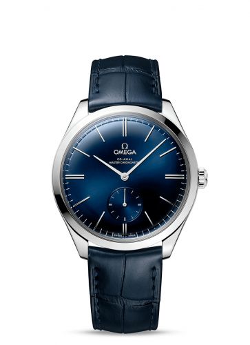 De Ville Trésor Master Chronometer Small Second Stainless Steel / Blue