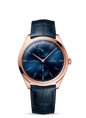 De Ville Trésor Master Chronometer Power Reserve Sedna Gold / Blue