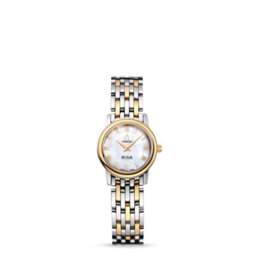 De Ville Prestige Quartz 22 Stainless Steel / Yellow Gold / MOP / Bracelet
