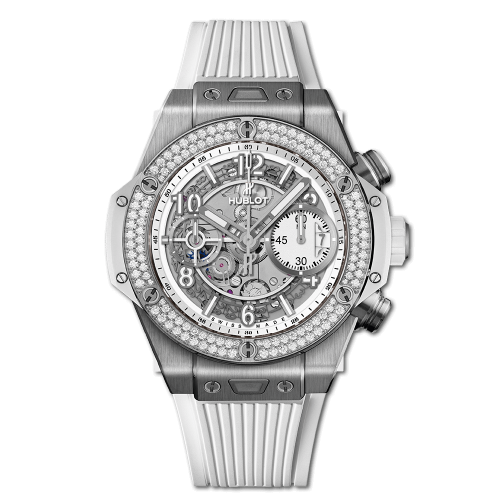 Big Bang Unico 42 Titanium / Diamonds / White