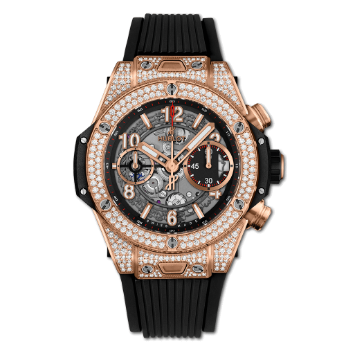 Big Bang Unico 42 King Gold / Pavé / Black