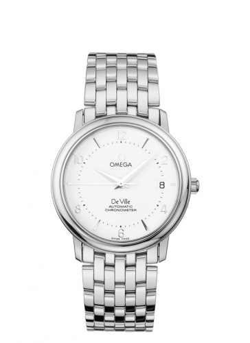 De Ville Prestige Automatic 34.7 Stainless Steel / Silver / Bracelet