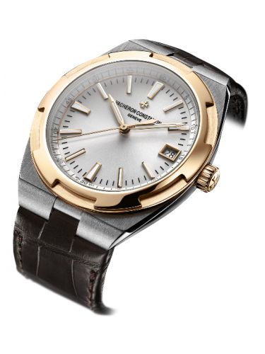 Overseas Date Stainless Steel / Pink Gold / Silver