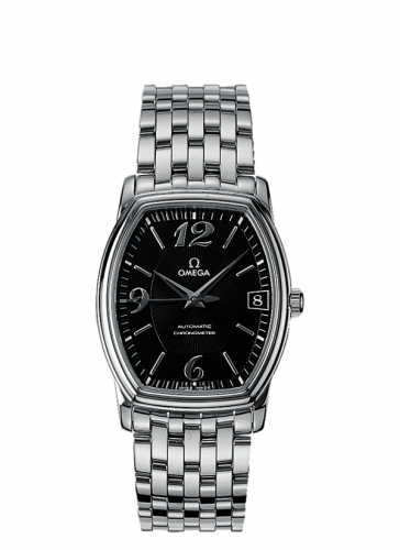 De Ville Prestige Automatic 31.2 Tonneau Stainless Steel / Black / Bracelet