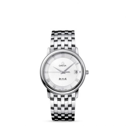 De Ville Prestige Quartz 34.4 Stainless Steel / Silver / Bracelet