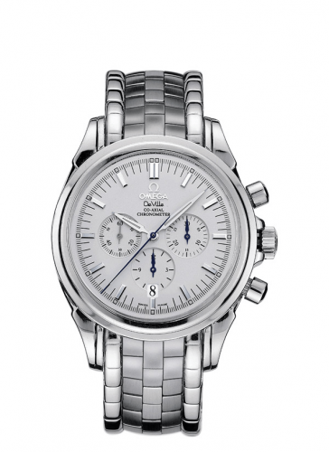 De Ville Co-Axial 41 Chronograph Stainless Steel / Silver / Bracelet