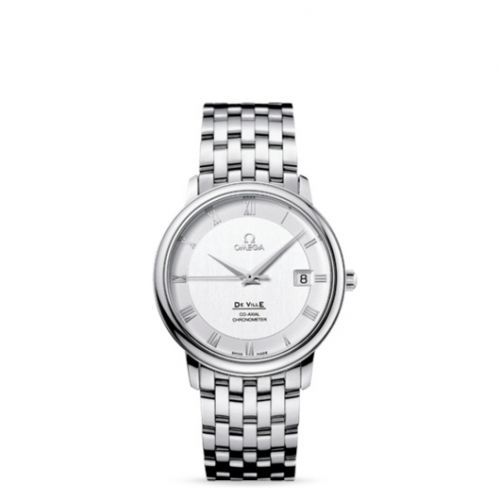 De Ville Prestige Co-Axial 36.5 Stainless Steel / Silver / Bracelet