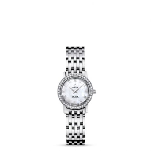 De Ville Prestige Quartz 22 Stainless Steel / Diamond / MOP / Bracelet
