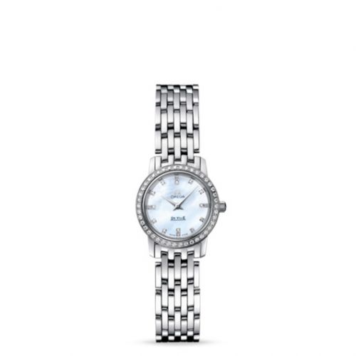 De Ville Prestige Quartz 22 Stainless Steel / Diamond / MOP / Bracelet