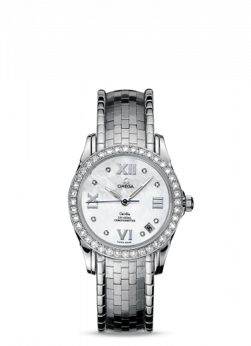 De Ville Co-Axial 32.5 Stainless Steel / MOP / Bracelet