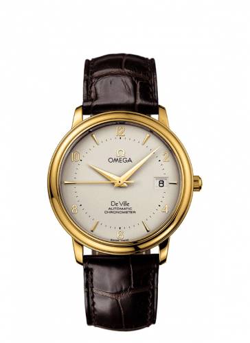 De Ville Prestige Automatic 36.5 Yellow Gold / Silver
