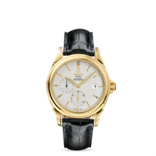 De Ville Co-Axial 38.7 Power Reserve Yellow Gold / Silver