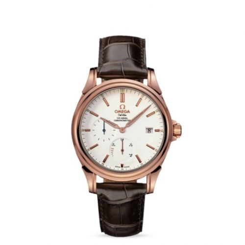 De Ville Co-Axial 38.7 Power Reserve Red Gold / White