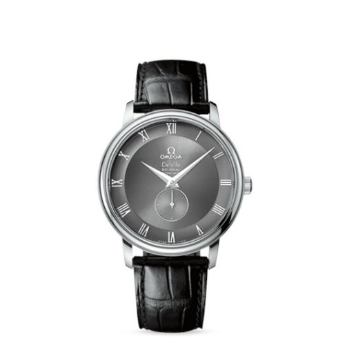 De Ville  Prestige Co-Axial 39 Small Seconds Stainless Steel / Grey