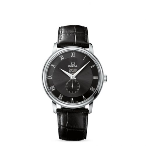 De Ville  Prestige Co-Axial 39 Small Seconds Stainless Steel / Black