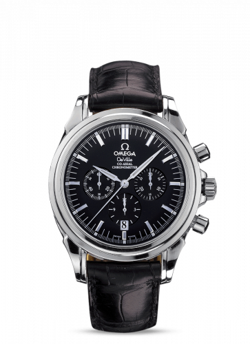 De Ville Co-Axial 41 Chronograph Stainless Steel / Black
