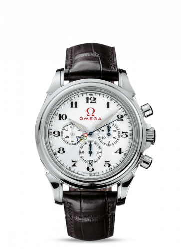 De Ville Co-Axial 41 Chronoscope Stainless Steel / White / Olympic Timeless