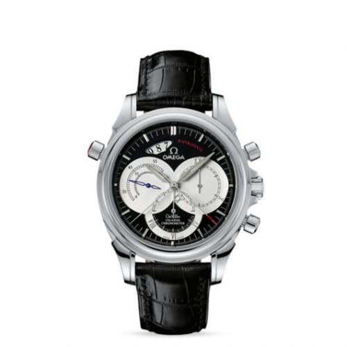 De Ville Co-Axial 41 Chronoscope Rattrapante Stainless Steel / Black
