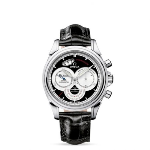 De Ville Co-Axial 41 Chronoscope Stainless Steel / Black